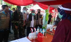 Kapolda Danrem Kunjungi Kampung Tangguh di Tala