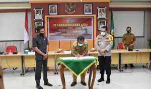 Dukung layanan BBM Nelayan, Pemkab. Tala MOU bersama POLRES