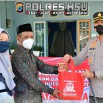 Di jelang HUT Bhayangkara POLRES HSU laksanakan bermacam aksi sosial