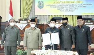 Pertanggungjawaban APBD 2020 disetujui DPRD HSU