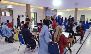 Komandan Lanal terus berkomitmen  gencarkan Serbuan Vaksinasi Covid-19
