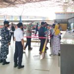 TNI AL – LANAL Banjarmasin Bersinergi gelar pendisiplinan PPKM