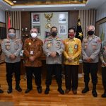 Kapolda Kalsel Terima Audiensi Kepala Kanwil DJKN Kalselteng