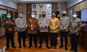 Kapolda Kalsel Terima Audiensi Kepala Kanwil DJKN Kalselteng