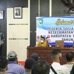 Persatuan Ojek, Gerobak  Pasar Manuntung Berseri mengapresiasi edukasi tertib lalin