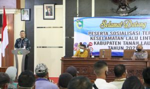 Persatuan Ojek, Gerobak  Pasar Manuntung Berseri mengapresiasi edukasi tertib lalin