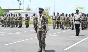 Kapolda Sambut Kepulangan Personel Brimob Polda Kalsel