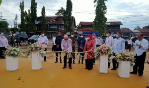 Taman Pasar Lawas yang  Strategis  & Multi fungsi diresmikan Bupati Tala