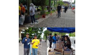 Sambut Ramadhan SKPD Pemprov Kalsel Bersihkan kawasan Masjid Sabilal Muhtadin