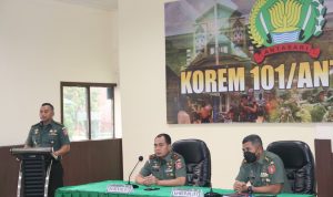 Korem 101/Antasari  Gelar Pasar Murah Ramadhan 1443 Hijriyah