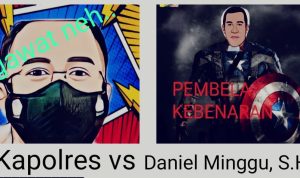 Ditantang Debat oleh Advokat Daniel Minggu, Kapolres Lampung Timur Keok Sebelum Bertanding