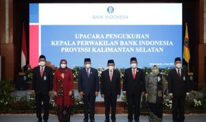 Gubernur saksikan Pengukuhan Imam sebagai KPW BI Kalsel
