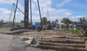 Pembangunan Kembali Jembatan Mandastana yang Ambruk diperlukan Pengawasan KETAT