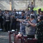 Sambut Hari Bhayangkara Ke-76, Polda Kalsel Gelar Lomba Menembak