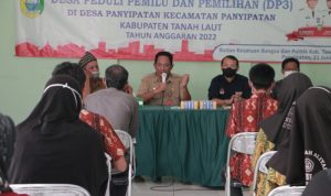 Badan Kesbangpol Tala Gelar Sosialisasi DP3 Tentang PEMILU