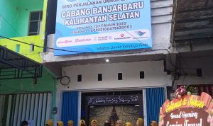 Dihadiri Kemenag. Banjarbaru, SAMIRA TRAVEL KALSEL tempati kantor baru