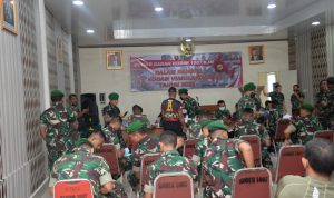 Jelang HUT KODAM Mulawarman , Korem 101/Antasari Gelar Bakti Sosial Donor Darah