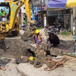 Distribusi Air Bersih di Kecamatan Banjarmasin Selatan terhenti akibat kebocoran pipa
