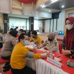 HUT HUMAS POLRI Polda Kalsel ditandai dengan Bhakti Sosial  & Kesehatan