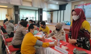 HUT HUMAS POLRI Polda Kalsel ditandai dengan Bhakti Sosial  & Kesehatan