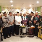 80 Jamaah Umrah PT IPI Kasel dilepas Kepala Kemenag. di VIV Lounge Bandara Syamsudin Noor