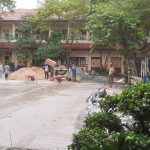 SMKN 4  Banjarmasin dapat bantuan RPS dan Peninggian halaman