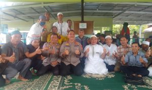 Relawan Warung Mesjid Jami Gratis dapat kunjungan POLSEK UTARA