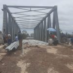 BPK Tinjau Progres Jembatan Pengganti Tanipah Mandastana Batola yang belum selesai