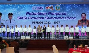 Ketum SMSI Lantik Erris J Napitupulu Jadi Ketua di Sumut,