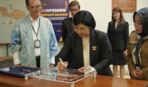 Deputi Gubernur Senior BI  membuka  kembali Perpustakaan BI Kalsel