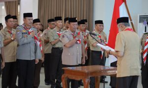 Kwarcab dan Mabicab Batola Dilantik, Mujiyat Berharap Pramuka Bantu Atasi Stunting
