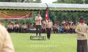 Sekda Dahnial Buka Raimuna Cabang ke-12 Tala