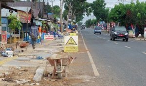 Progres pembangunan Pedestrian Angsau sudah 30 % lebih