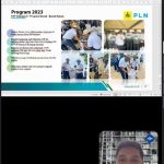 PLN sampaikan Program TJSL Di Zoom Pra UKW 18