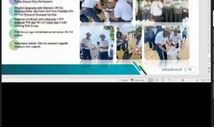PLN sampaikan Program TJSL Di Zoom Pra UKW 18