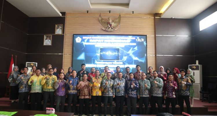 DISKOMINFO Batola  Gelar Rakor  Bimtek Kehumasan