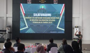 Korem 101/Antasari Ngopi Bareng dengan Insan Pers