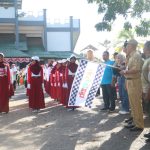 Dengan Gerak Jalan, upaya Membangun Karakter Pejuang Bela Negara