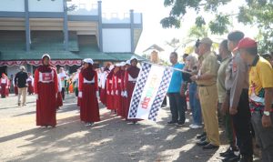 Dengan Gerak Jalan, upaya Membangun Karakter Pejuang Bela Negara