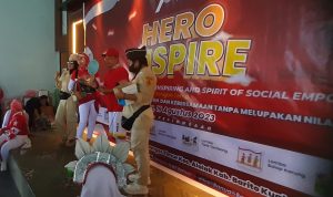 Di HUT RI 78, Desa Berangas Batola  adakan Lomba Senam Berhadiah
