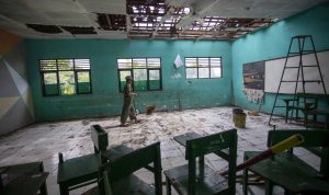 Ini kata Kadisdik Tanah Laut tentang siswa yang ketimfuk Plafon