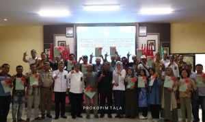 Masyarakat belum mendaftarkan Sertipikatnya dapat segera melaporkan