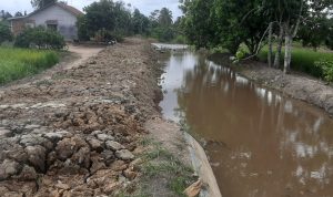 5 Titik Proyek Rehabilitasi Sungai 2023 di Danda Besar Batola tidak memiliki Plang Papan Nama