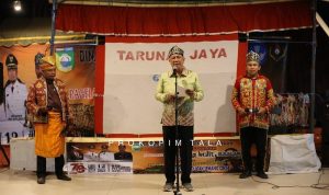 Disdikbud Tala gelar Wayang Kulit di 0 Km Pasar Lawas