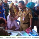Pj Bupati Tala Tinjau Pelayanan Pengobatan Gratis