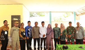 Bupati besama Dandim Tala tinjau PILKADES dibeberapa Desa