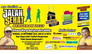 Dibuka sampai 20 September, Jalan Sehat  berhadiah Umrah diserbu Peserta