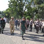 Hadapi Pilkades 13 September, Aparat keamanan Gelar Pasukan