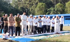 Meminta Hujan, PT AM Intan Banjar laksanakan sholat Istisqa