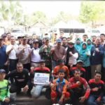 Bersama Isteri, Pj. Bupati Tala bagi 150 paket suplemen